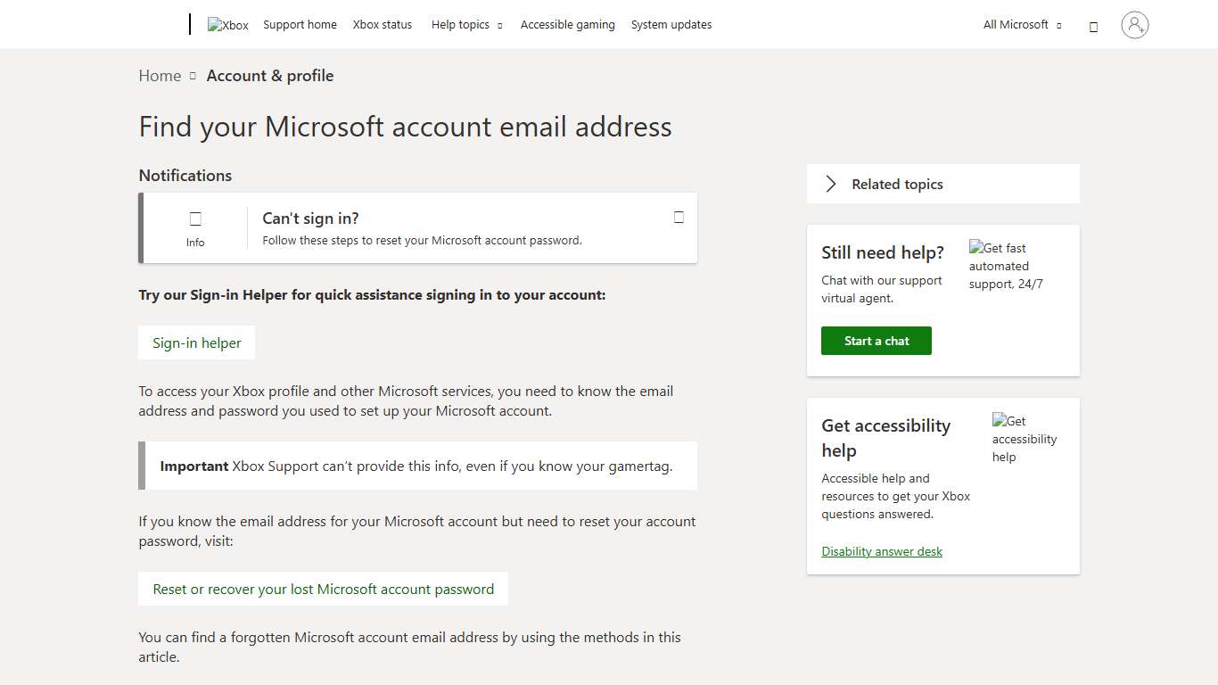 Find your Microsoft account email address Xbox Support